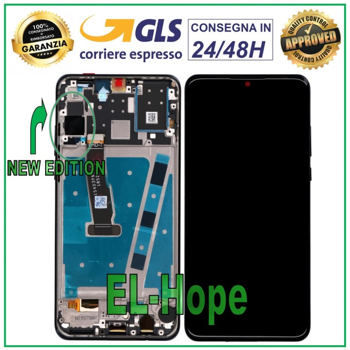 Cadre d affichage pour Huawei P30 Lite Nouvelle e'dition Écran tactile 24 MP Écran noir