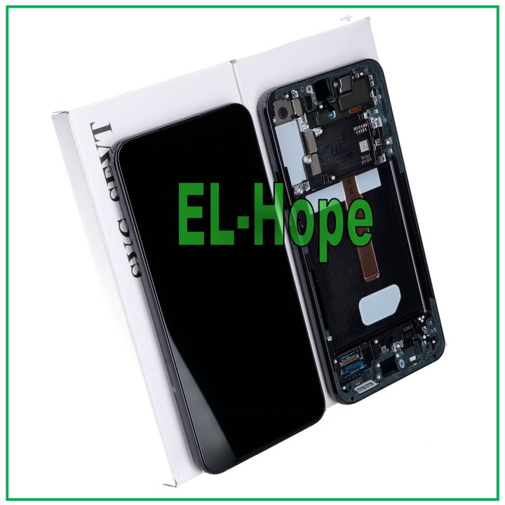 Cadre d e'cran d origine pour Samsung S22+ Plus SM-S906 tactile noir GH82-27500A