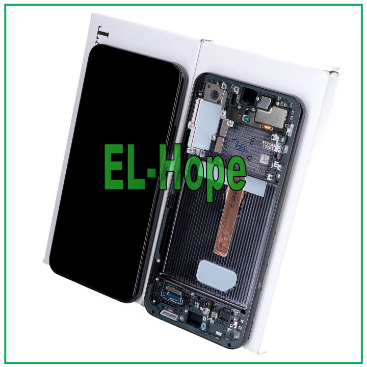 Cadre d e'cran d origine pour Samsung S22+ Plus SM-S906 tactile noir GH82-27500A