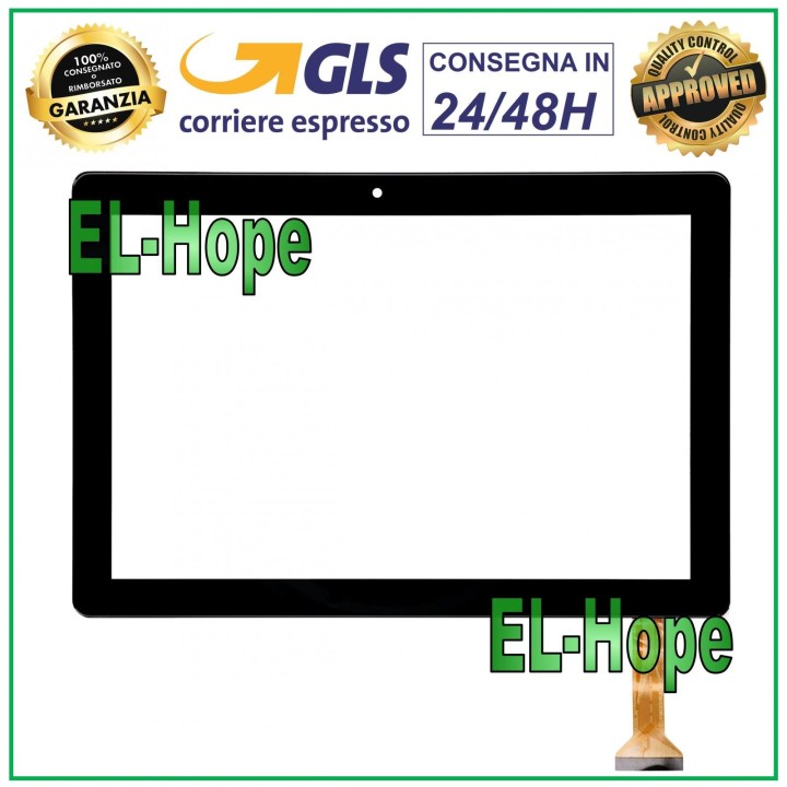 Écran tactile en verre pour tablette Jusyea J5, nume'riseur d origine noir