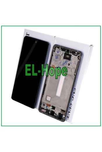 Écran tactile LCD 100 % d origine Samsung Galaxy A52 SM A525F A526B Cadre violet