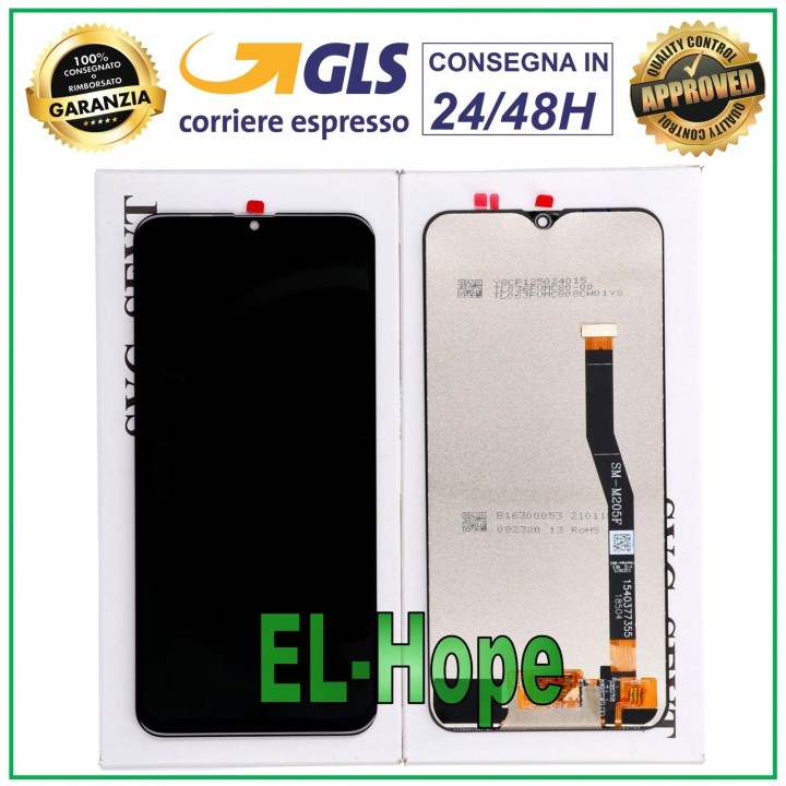 PACK DE SERVICE D ÉCRAN LCD D ORIGINE SAMSUNG GALAXY M20 SM-M205F ÉCRAN TACTILE