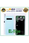 Cache batterie d origine Samsung Galaxy S10 Plus SM-G975, coque arrie're, blanc prisme