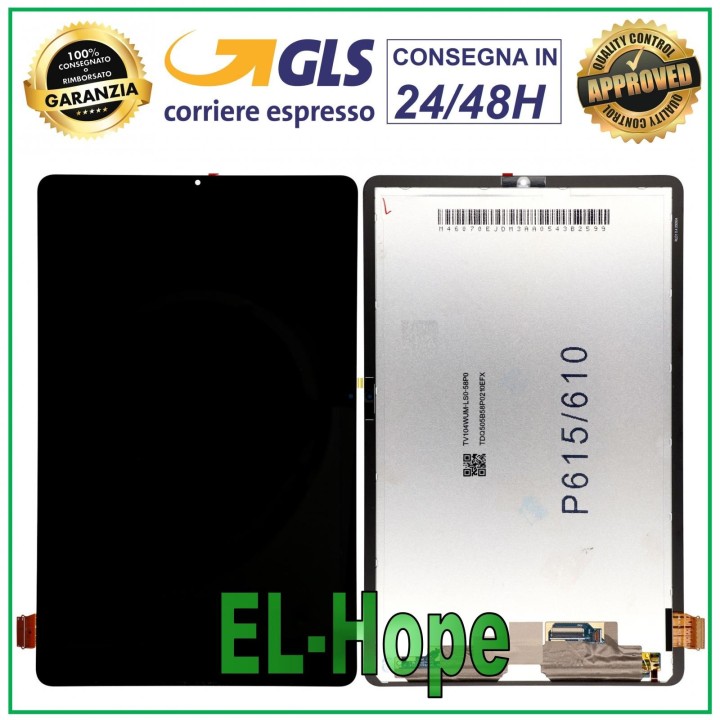 Écran LCD tactile pour Samsung Galaxy Tab S6 Lite SM-P610, P613, P615, P619