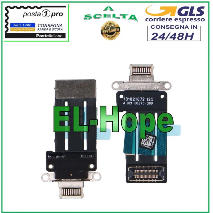 CONNECTEUR DE CHARGE IPAD PRO 12.9 2021 5e ge'ne'ration A2379 A2461 A2462 FLAT CHARGE BLANC