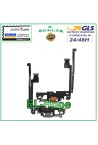 CONNECTEUR DE CHARGE APPLE POUR iPhone 12 PRO MAX, PLAT ET FLEXIBLE, MICROPHONE, CHARGEMENT OR