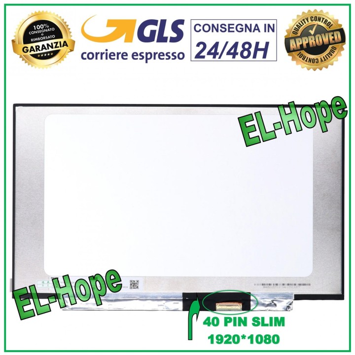 Écran LCD N140HCN-EA1 pour ordinateur portable 14 pouces, 40 broches, fin, 1920 x 1080, Full HD, LED