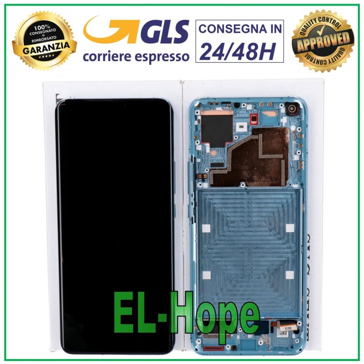 Écran LCD d origine + cadre Xiaomi Mi 11 5G M2011K2G, e'cran tactile en verre bleu