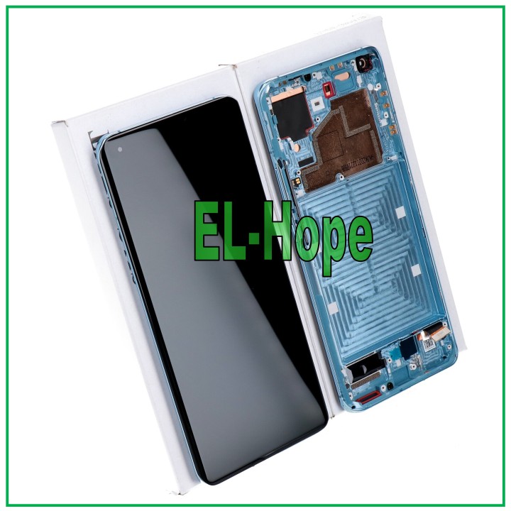 Écran LCD d origine + cadre Xiaomi Mi 11 5G M2011K2G, e'cran tactile en verre bleu