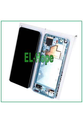 Écran LCD d origine + cadre pour Xiaomi Mi 11 5G M2011K2G, e'cran tactile en verre bleu