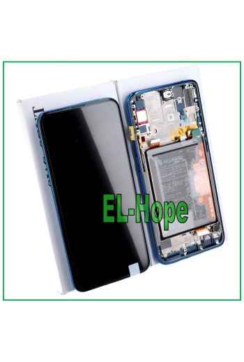 Cadre d e'cran LCD d origine avec batterie pour Huawei P Smart Z STK-LX1 LX2 L21 tactile bleu