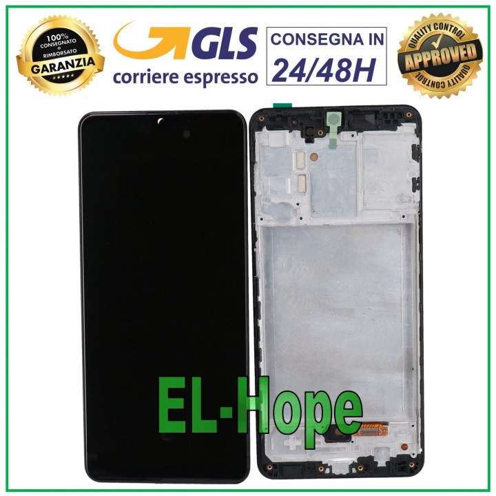 Écran LCD OLED d origine Samsung Galaxy A31 SM-A315F avec cadre tactile en verre