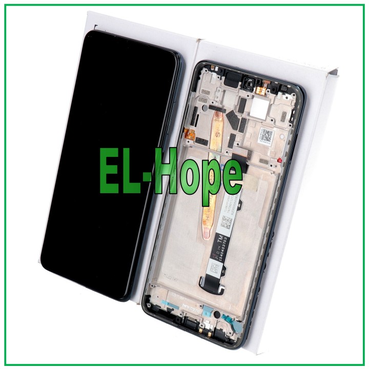 Écran LCD tactile noir avec cadre d origine pour Xiaomi Poco X3 Pro M2102J20SG M2102J20SI