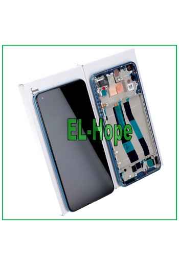 Écran LCD tactile d origine Xiaomi Mi 11 Lite 4G 5G NE M2101K9AG en verre bleu
