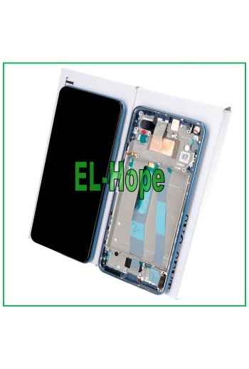 Écran LCD tactile d origine Xiaomi Mi 11 Lite 4G 5G NE M2101K9AG en verre bleu