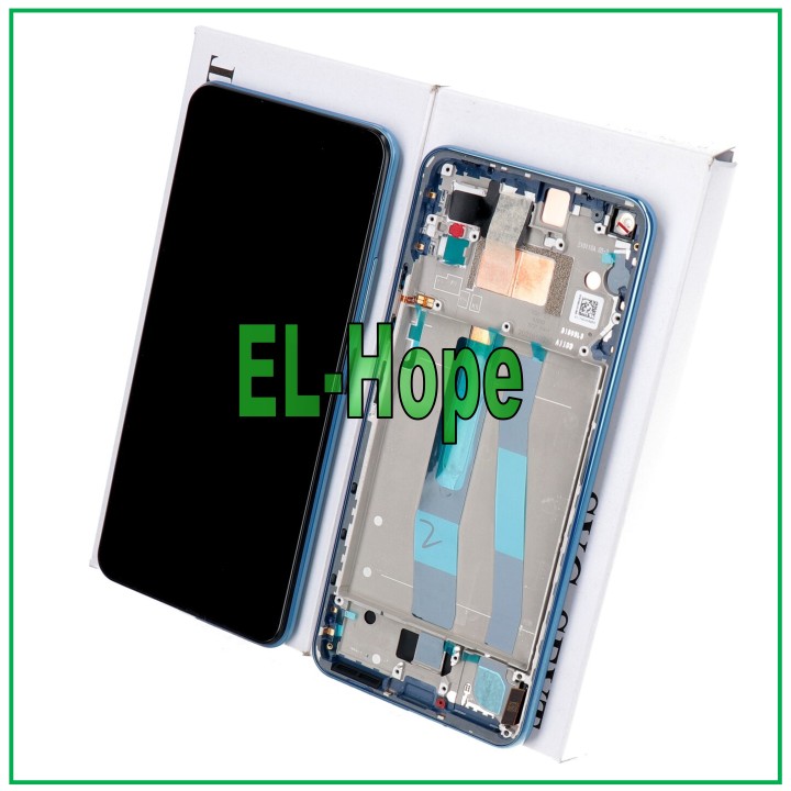 Écran LCD tactile bleu avec cadre d origine pour Xiaomi Mi 11 Lite 4G/5G NE M2101K9AG