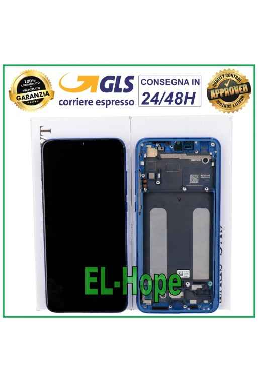 Écran LCD d origine + cadre Xiaomi Mi 9 Lite M1904F3BG Écran tactile Verre bleu