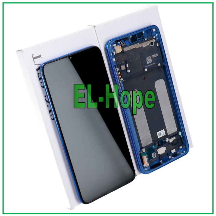 Écran LCD d origine + cadre Xiaomi Mi 9 Lite M1904F3BG, e'cran tactile en verre bleu