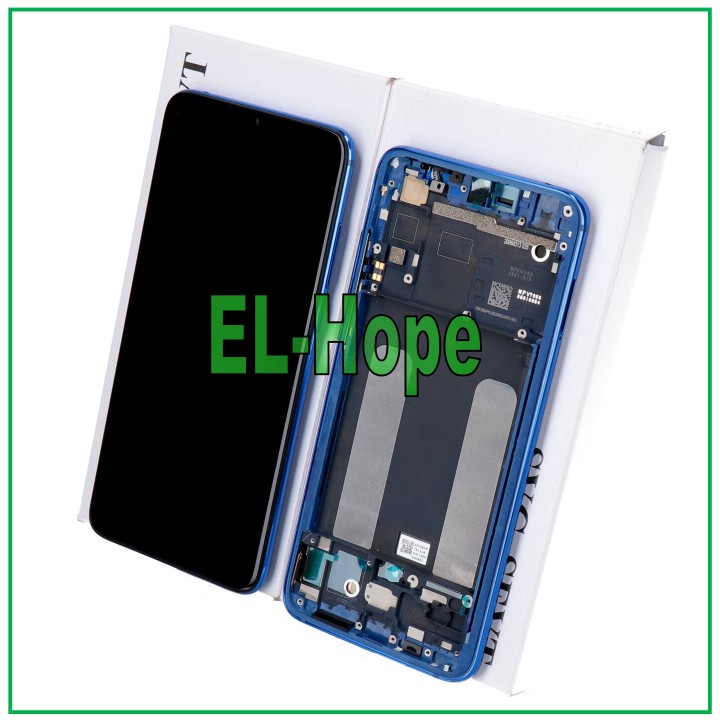 Écran LCD d origine + cadre Xiaomi Mi 9 Lite M1904F3BG, e'cran tactile en verre bleu