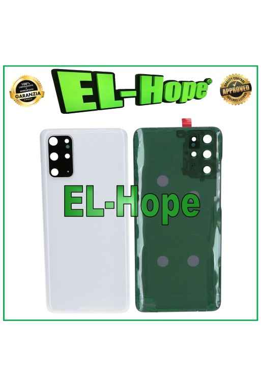 Cache batterie pour Samsung Galaxy S20 Plus SM-G985, coque arrie're blanche
