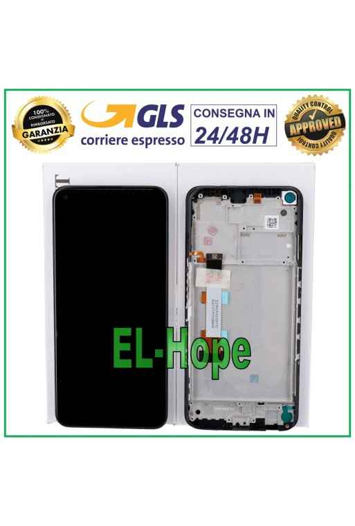 Écran LCD tactile noir d origine pour Xiaomi Redmi Note 9T / Note 9 5G M2007J22