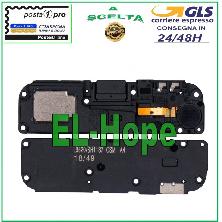 SONNERIE BUZZER HAUT-PARLEUR MOTOROLA ONE MACRO XT-2016 XT2016 AUDIO MAINS LIBRES