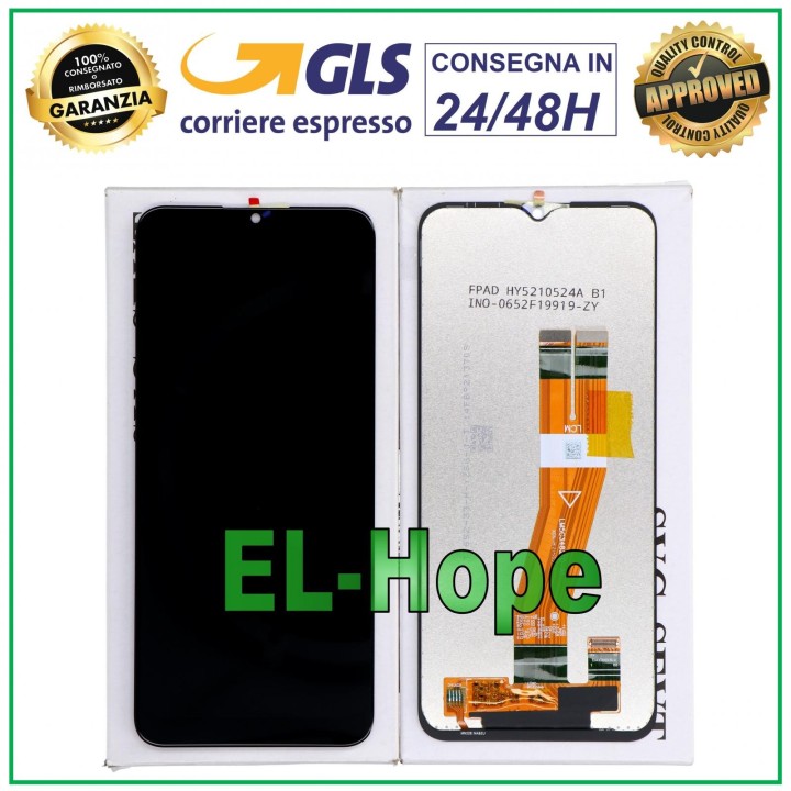 Écran tactile + LCD identique a' l original en pack service Samsung Galaxy A03S SM-A037G
