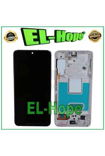 Écran LCD TFT tactile pour Samsung Galaxy S22 2022 SM-S901, blanc et argent