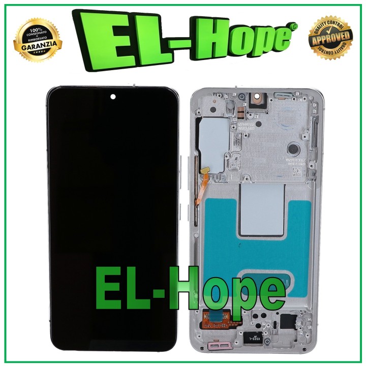 Écran LCD TFT tactile pour Samsung Galaxy S22 2022 SM-S901, blanc et argent