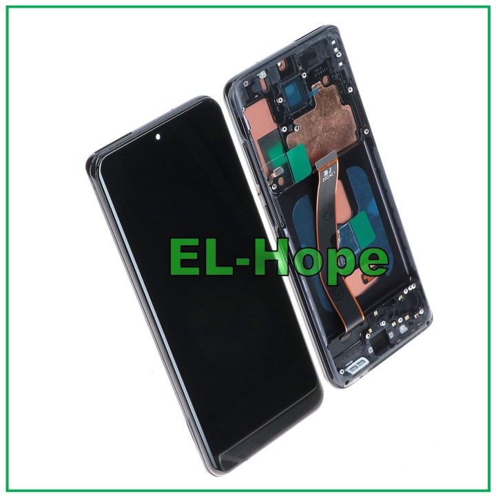 Écran LCD TFT + châssis pour Samsung Galaxy S20 SM-G980 G981 tactile verre noir
