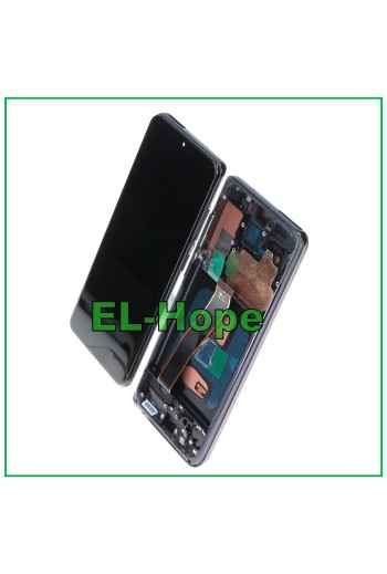 Écran LCD TFT + châssis pour Samsung Galaxy S20 SM-G980 G981 tactile verre noir