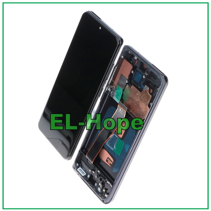 Écran LCD TFT + châssis pour Samsung Galaxy S20 SM-G980 G981 tactile verre noir