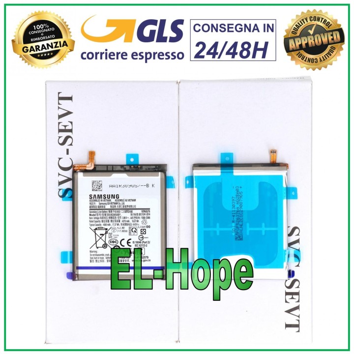 Batterie d origine Samsung Galaxy S20 Plus SM-G985 EB-BG985ABY 4500 mAh