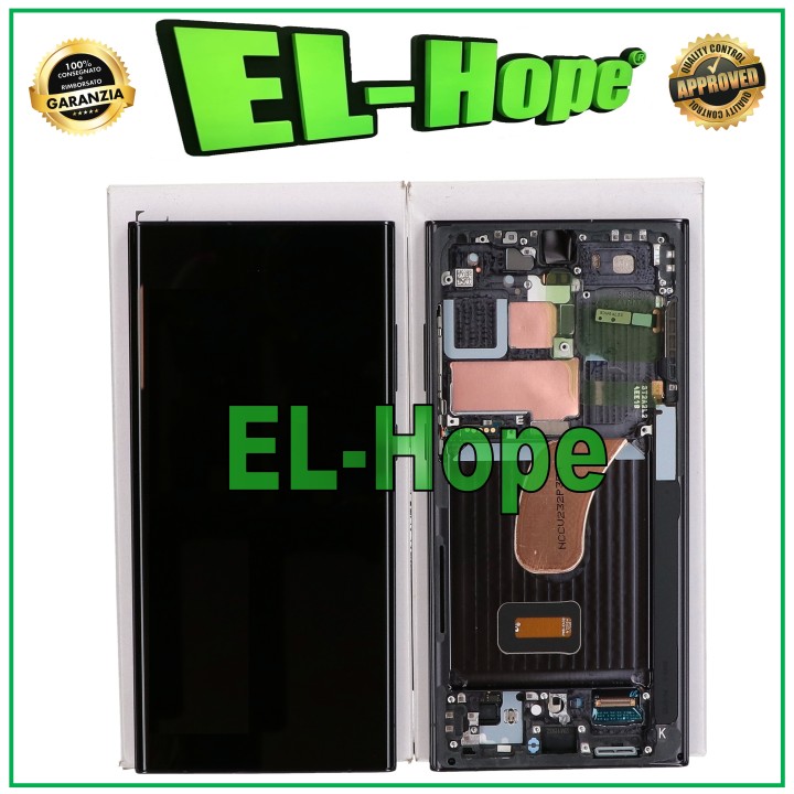 Écran tactile LCD d origine pour Samsung S23 Ultra SM-S918 noir GH82-30465A