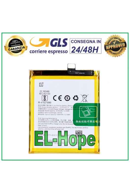 BATTERIE BLP657 POUR ONEPLUS 6 A6000 A6003 3300 mAh BATTERIE D ORIGINE