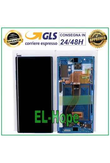 Écran LCD d origine Samsung Galaxy Note 10 Plus SM N975 N976 Écran tactile bleu