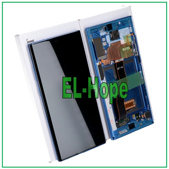 Écran d origine Samsung Note 10 Plus SM N975 N976 tactile bleu GH82-20838D