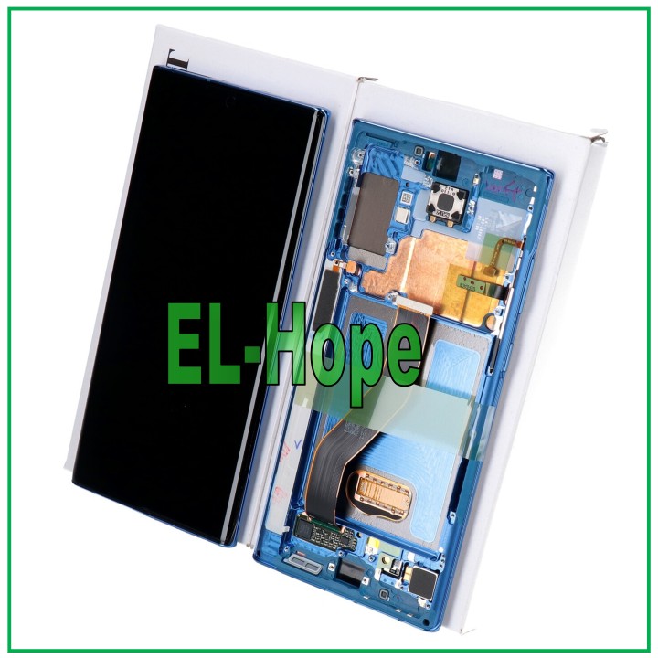 Écran d origine Samsung Note 10 Plus SM N975 N976 tactile bleu GH82-20838D
