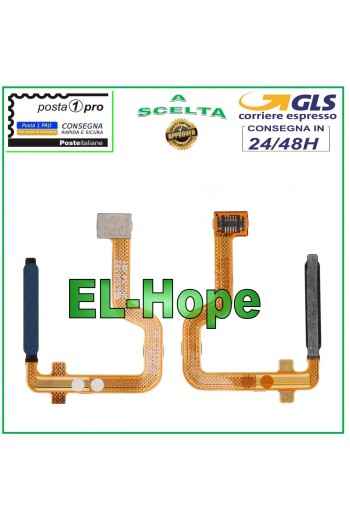 Cle' d empreinte digitale plate et flexible pour Motorola Moto G22 XT2231 XT-2231 Bleu