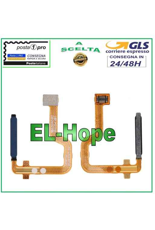 Cle' d empreinte digitale plate et flexible pour Motorola Moto G22 XT2231 XT-2231 Bleu