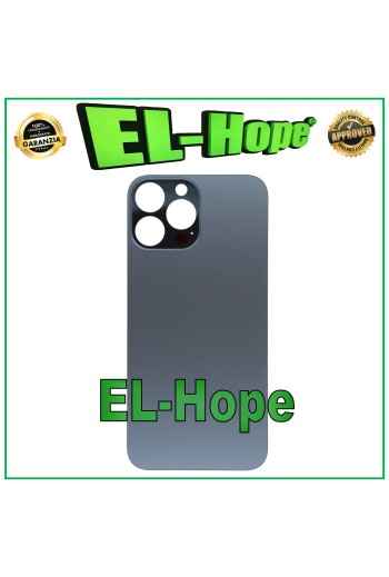 Coque arrie're en verre avec grand trou pour iPhone 13 Pro Max, graphite