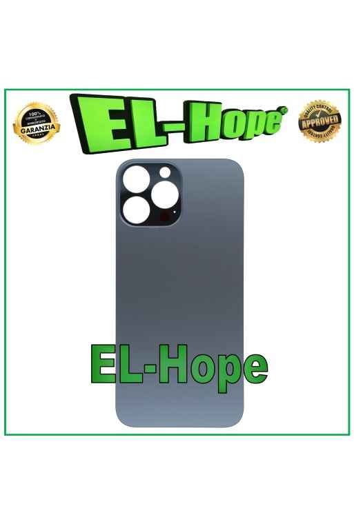 Coque arrie're en verre avec grand trou pour iPhone 13 Pro Max, graphite