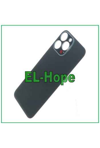 Coque arrie're en verre avec grand trou pour iPhone 13 Pro Max, graphite