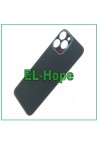 Coque arrie're en verre avec grand trou pour iPhone 13 Pro Max, graphite