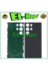 Cache batterie pour Samsung Galaxy S23 Ultra SM-S918, coque arrie're en verre noir