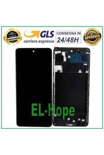 Écran tactile LCD TFT avec châssis pour Samsung Galaxy A71, SM-A715, A715F