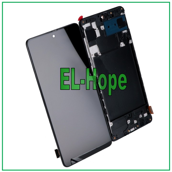 Écran tactile LCD TFT avec châssis pour Samsung Galaxy A71, SM-A715, A715F