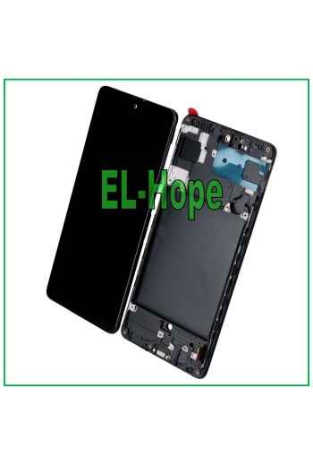 Écran tactile LCD TFT avec châssis pour Samsung Galaxy A71, SM-A715, A715F
