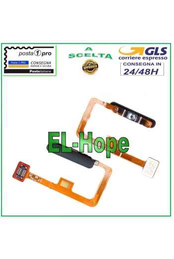Touche d alimentation flexible et plate pour Xiaomi Mi 11 Lite, noire