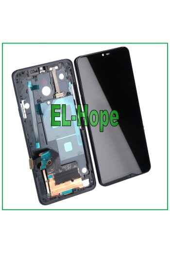Cadre d e'cran LCD pour LG G7 ThinQ LMG710 LMW EMW Écran tactile assemble'